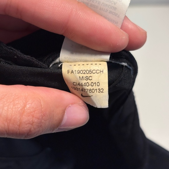 Womens Nike Logo Tennis Smiley Embroidered Featherlight Adjustable Dri Fit Hat - Picture 6 of 6